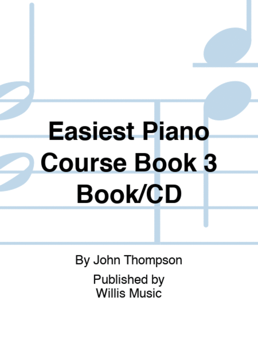 Easiest Piano Course Book 3 Book/CD Piano Method scores gallery preview page 1