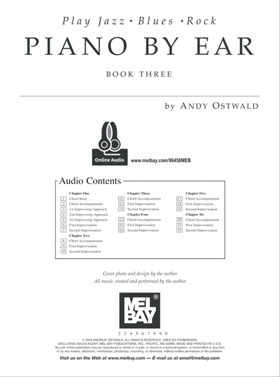 Play Jazz, Blues, & Rock Piano by Ear Book Three Piano Method scores gallery preview page 2