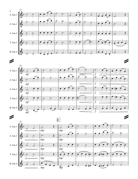 Barnby - O Perfect Love (for Saxophone Quartet SATB or AATB) image number null