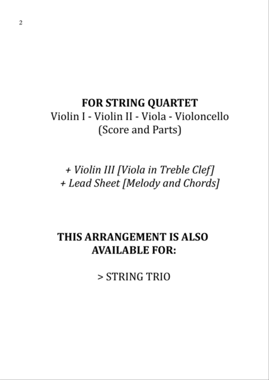 Yummy String Quartet scores gallery preview page 2