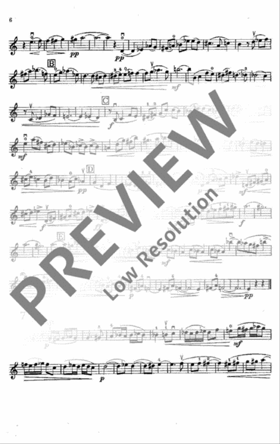 Eight Pieces Violin scores gallery preview page 7