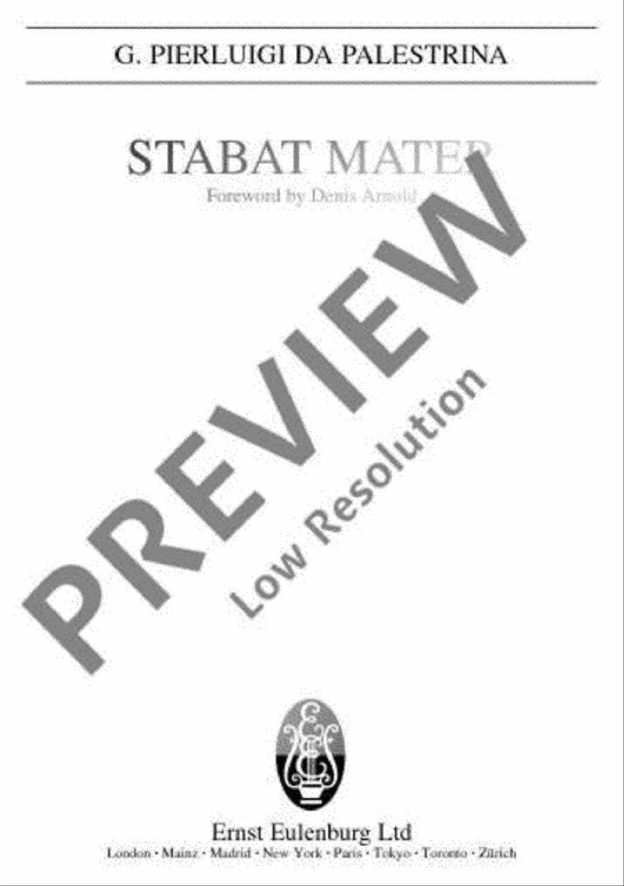 Stabat mater 4-Part scores gallery preview page 2