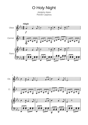 O Holy Night - Oboe and Clarinet w/ Piano