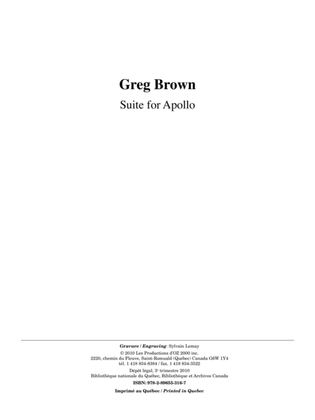 Book cover for Suite for Apollo