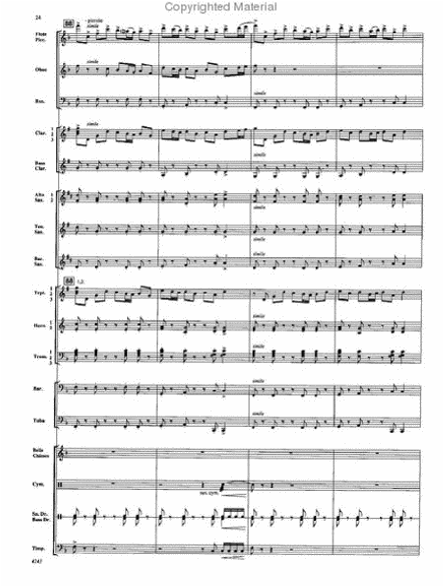 Encomium Encomium Concert Band scores gallery preview page 23