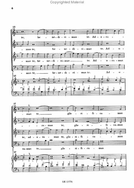 Missa in Illo Tempore, Vocal Score