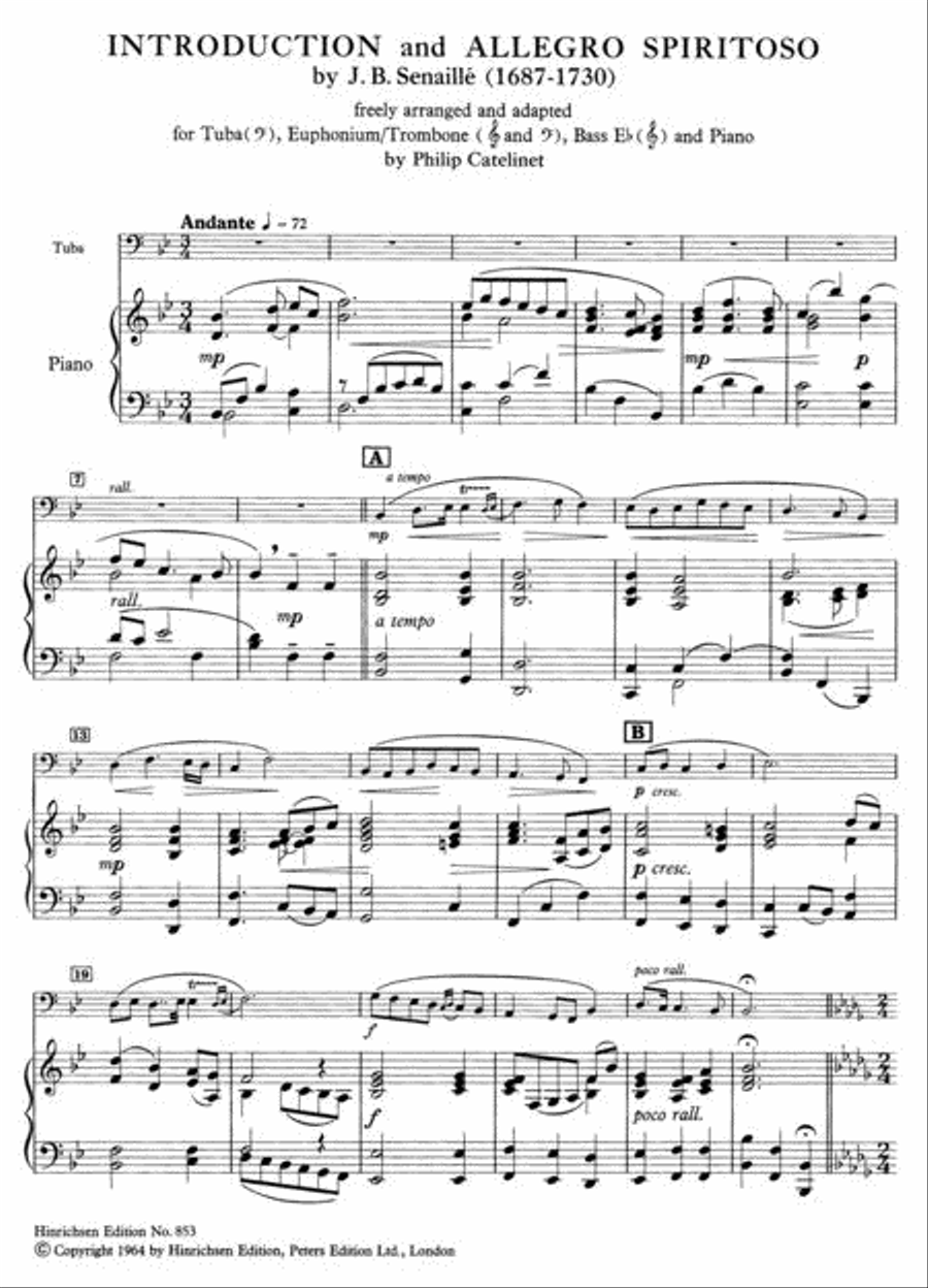 Introduction and Allegro Spiritoso Euphonium scores gallery preview page 2