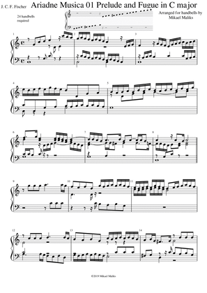 Ariadne Musica 01 - Prelude and Fugue in C major