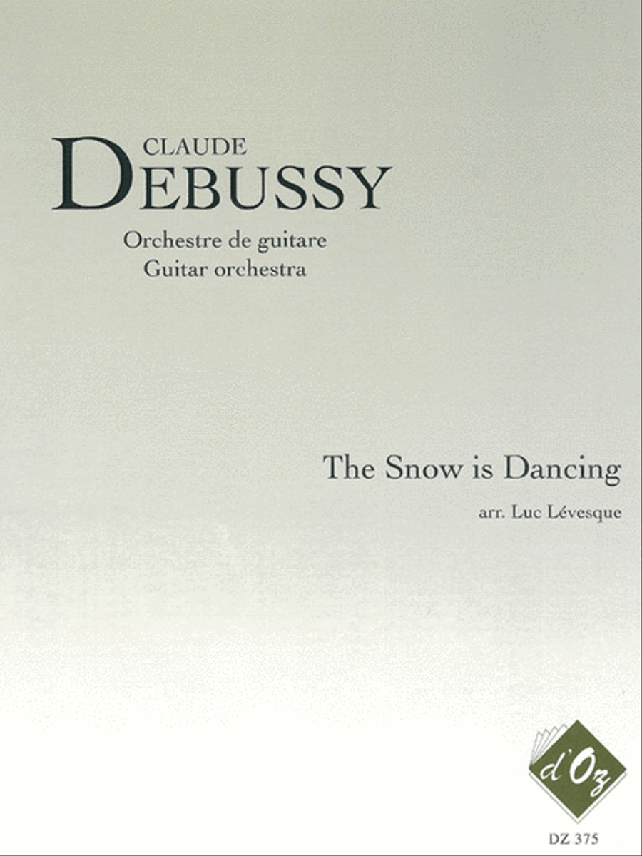 The Snow is Dancing Guitar Ensemble scores gallery preview page 1