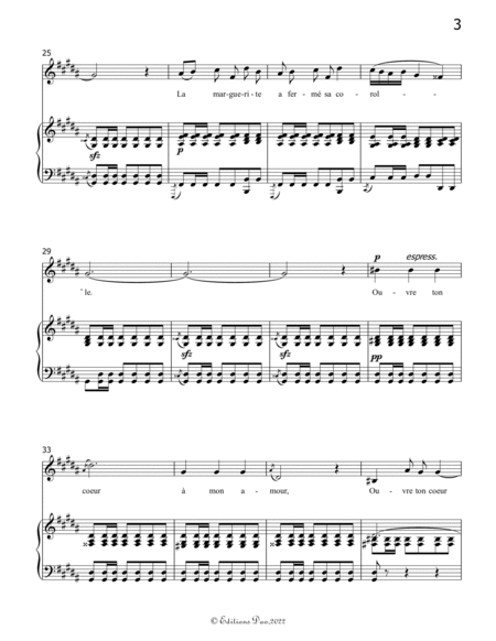 Ouvre ton cœur, by Bizet, in g sharp minor