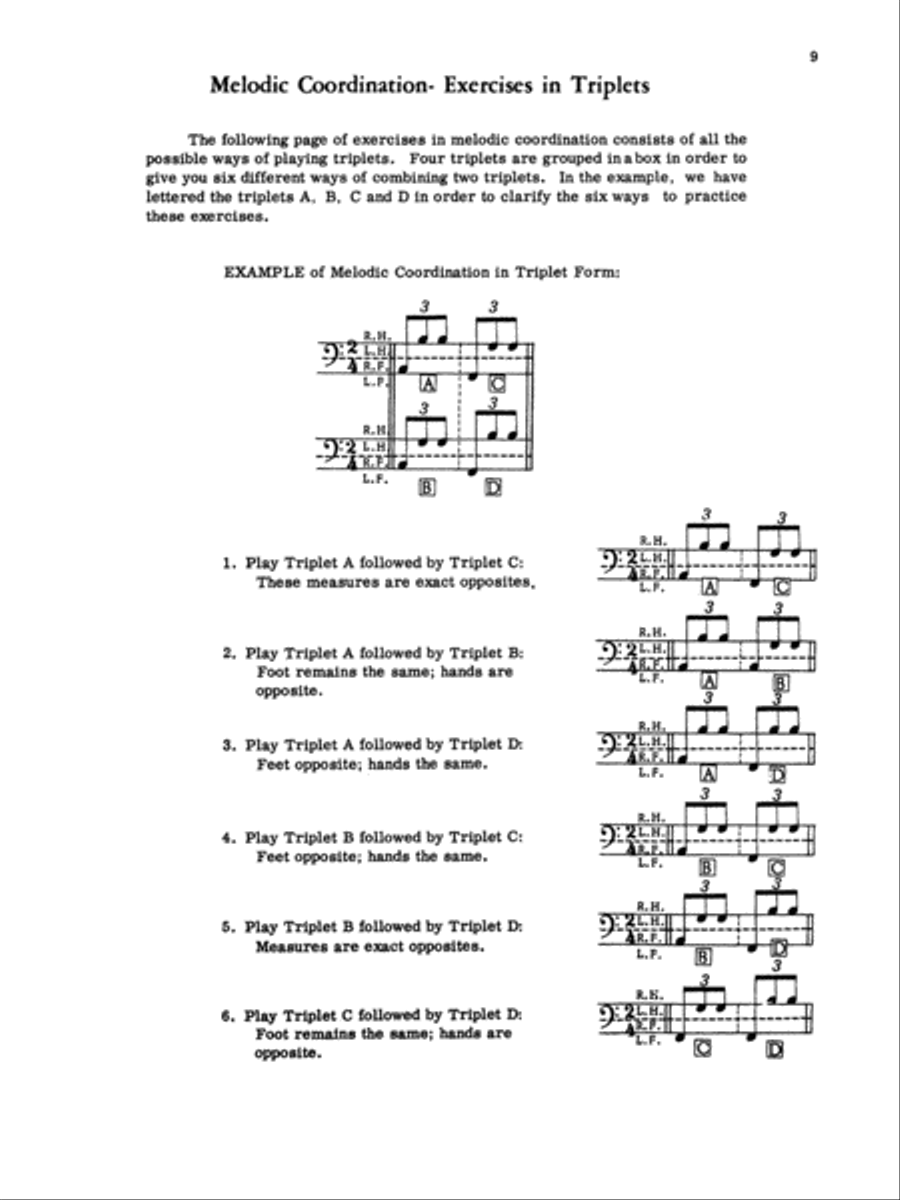 4-Way Coordination Drum Set scores gallery preview page 3