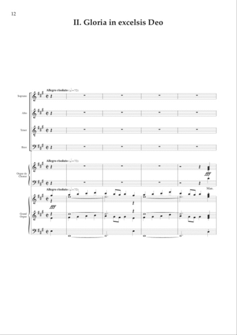Messe Solennelle en Ut# mineur, Op. 16 Messe Solennelle en Ut# mineur, Op. 16 4-Part scores gallery preview page 4