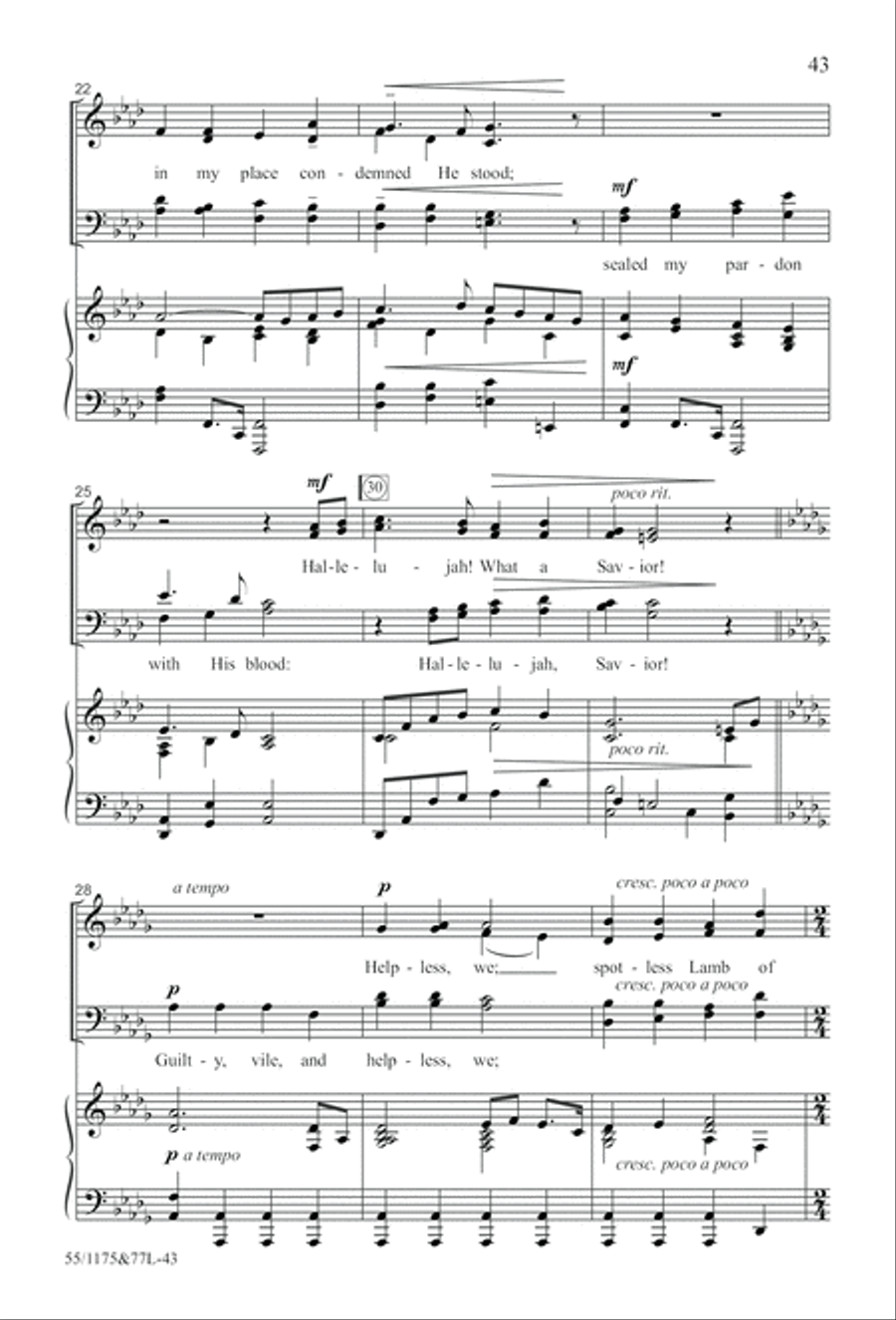 Behold the Lamb! Behold the Lamb! 4-Part scores gallery preview page 44