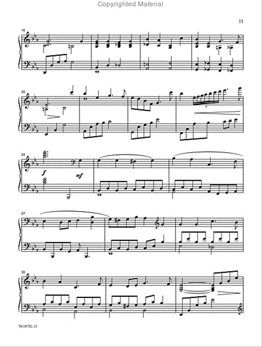 Tell Me the Story of Jesus Piano Solo scores gallery preview page 5