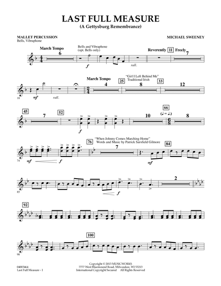 Last Full Measure (A Gettysburg Remembrance) - Mallet Percussion