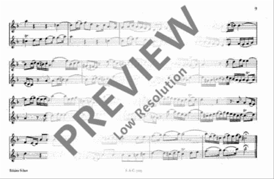 Movements by Bach Soprano Recorder scores gallery preview page 12