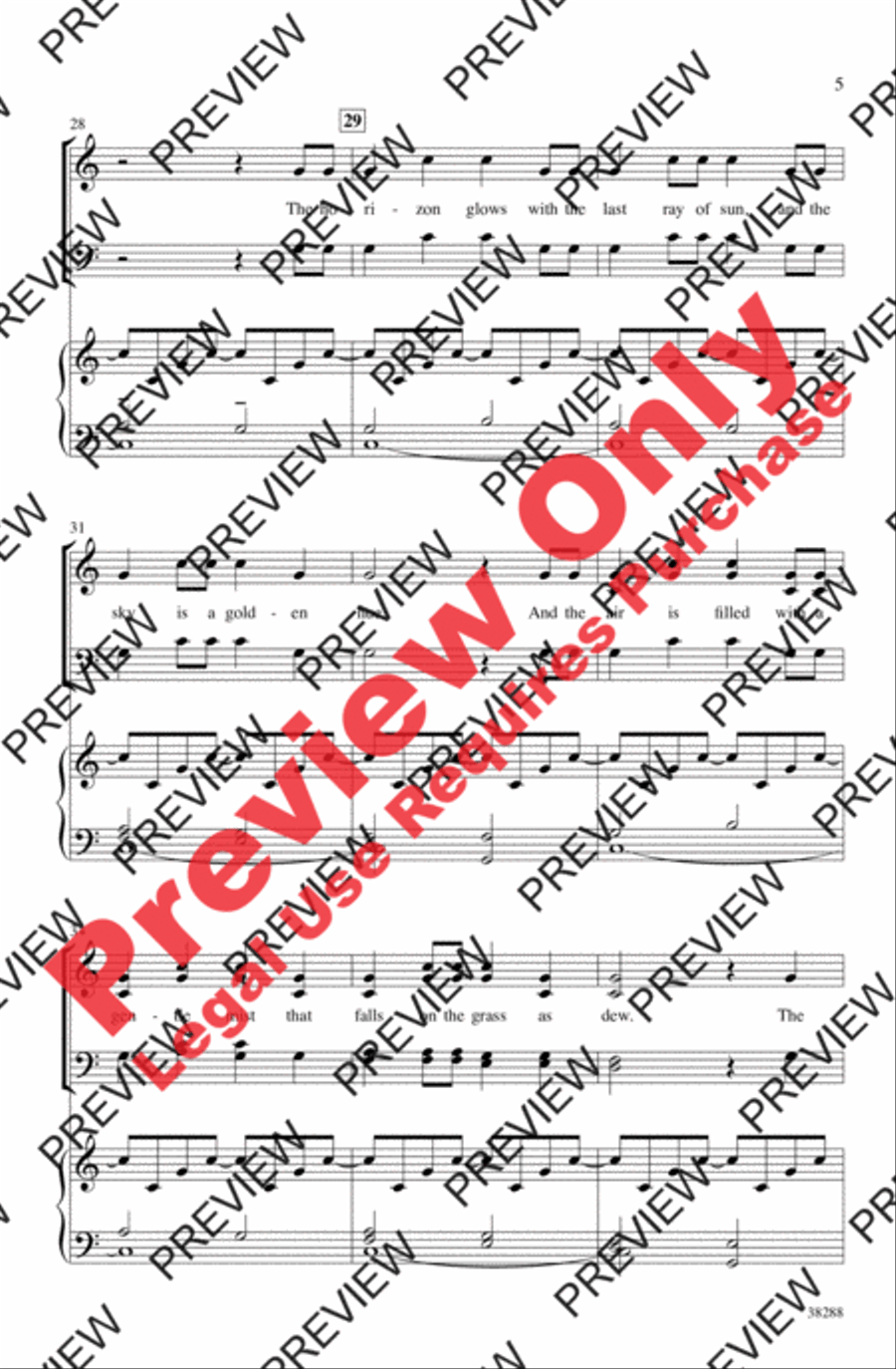 Nightfall Nightfall 4-Part scores gallery preview page 5