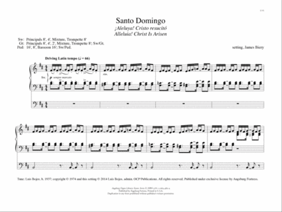 Augsburg Organ Library Series 2: Easter Organ scores gallery preview page 11