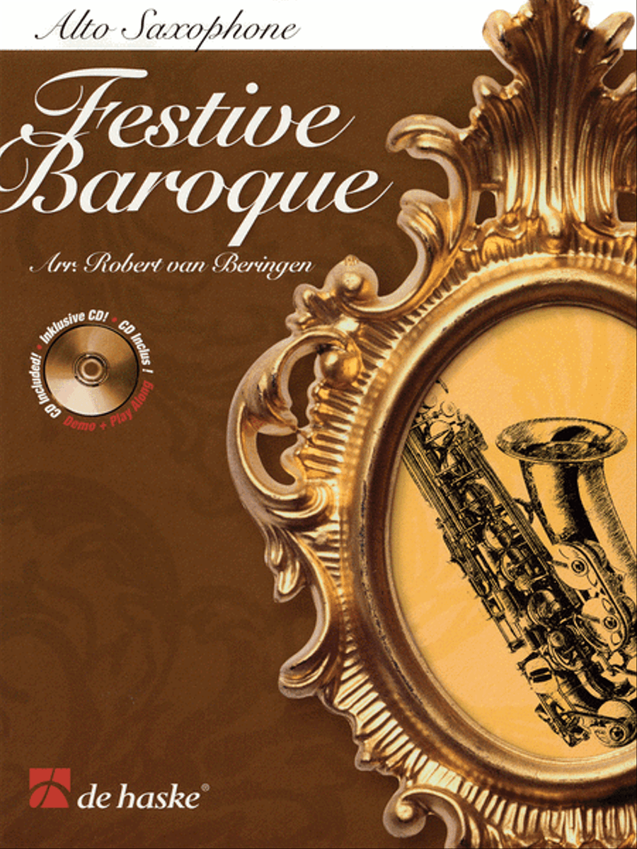 Festive Baroque Alto Saxophone scores gallery preview page 1