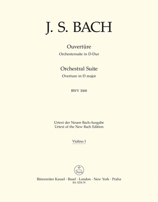 Book cover for Ouverture (Orchestersuite) D major BWV 1068