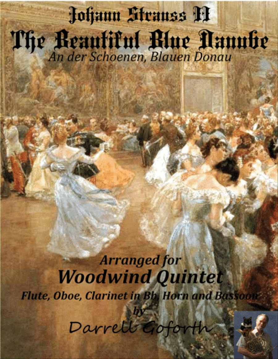 The Beautiful Blue Danube Woodwind Quintet scores gallery preview page 1