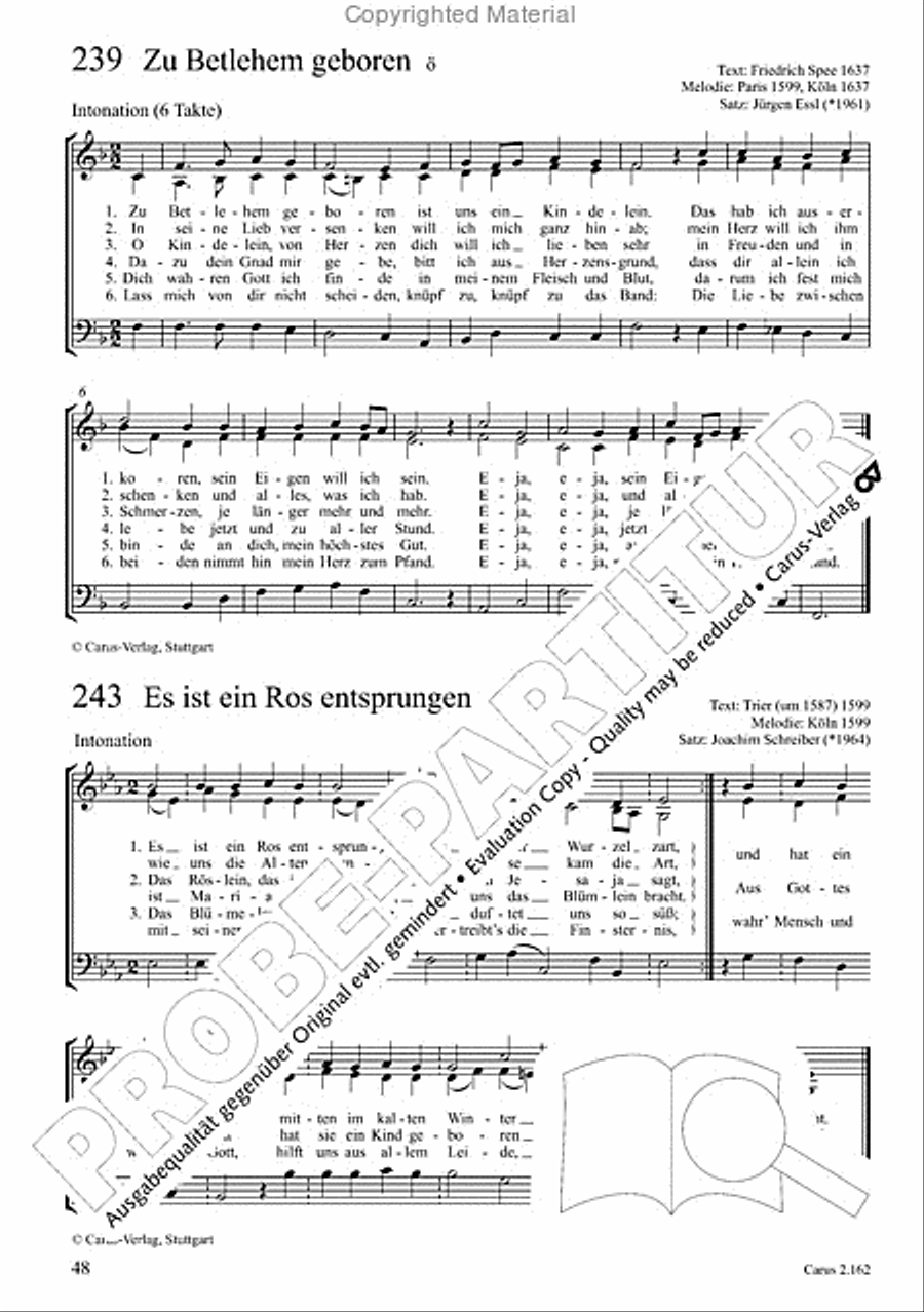 Chorbuch Gotteslob SAM 3-Part scores gallery preview page 49