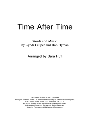 Book cover for Time After Time