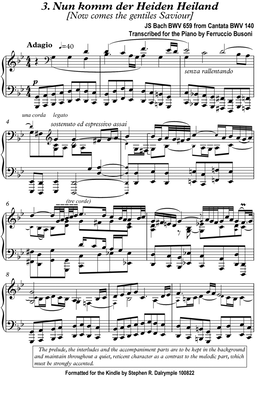 Nun komm der Heiden Heiland (Classical Music for Tablet Series)