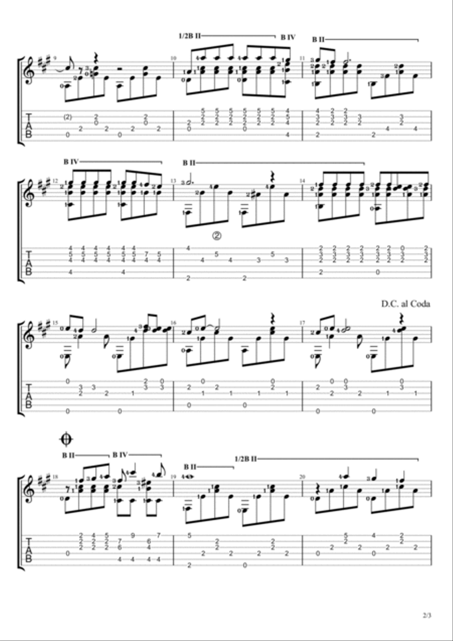 The Way We Were Electric Guitar scores gallery preview page 2