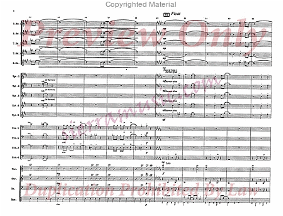 Tree Frog Big Band scores gallery preview page 7