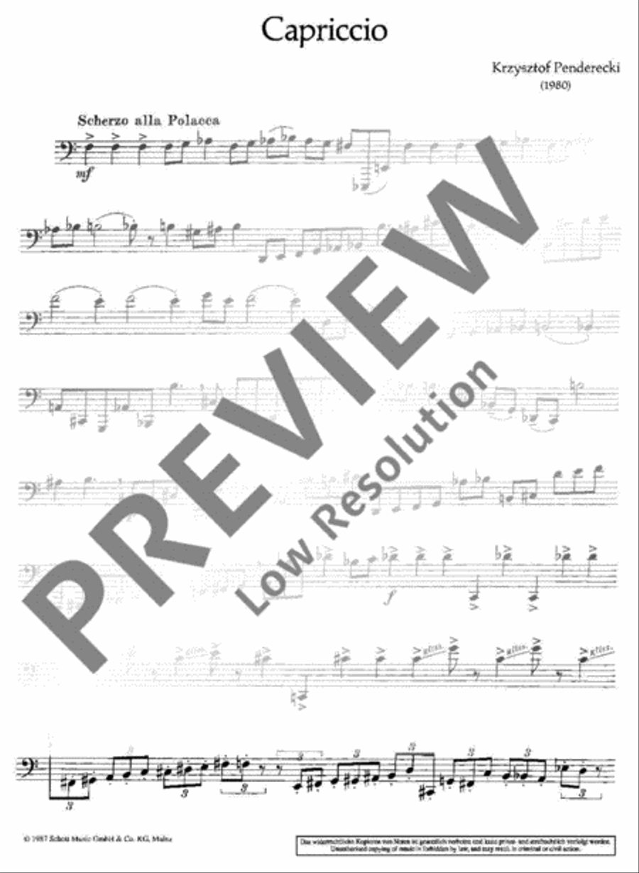Penderecki tuba clearance