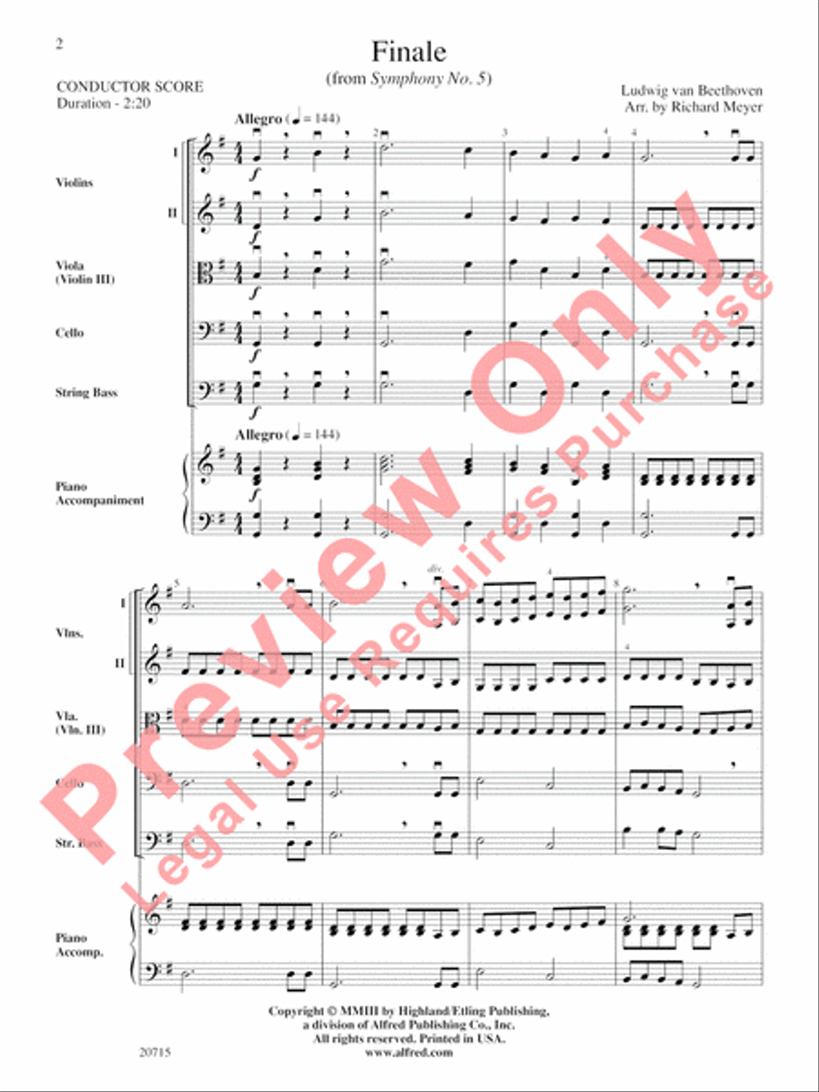 Finale String Orchestra scores gallery preview page 3