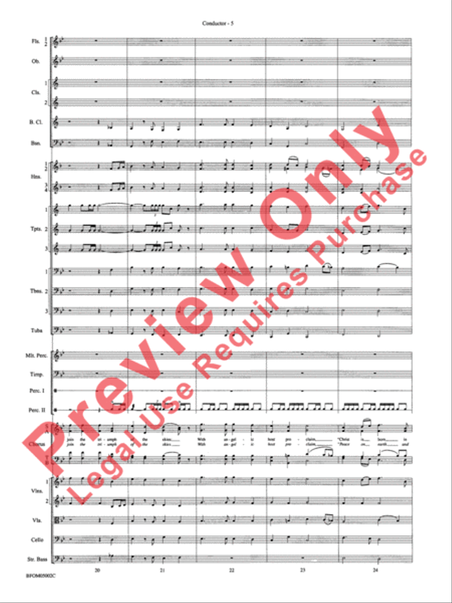 A Festival of Carols Full Orchestra scores gallery preview page 8