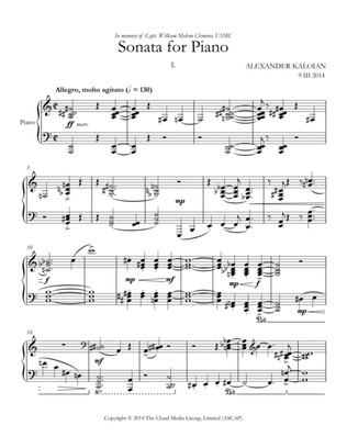 Sonata for Piano (2014)
