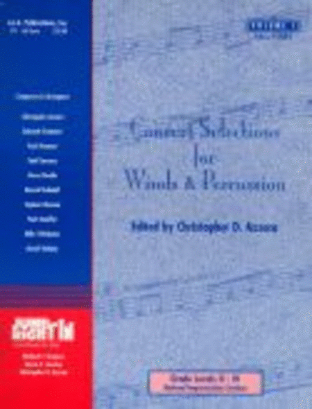 Concert Selections for Winds and Percussion (Grades II–IV) - Full Score