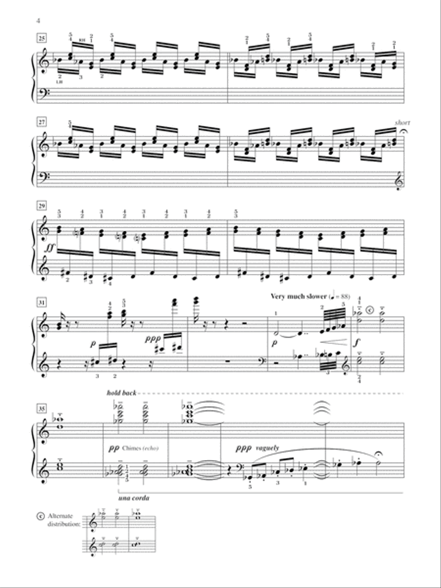 Copland, The Cat and the Mouse - Piano Solo Piano Solo scores gallery preview page 3