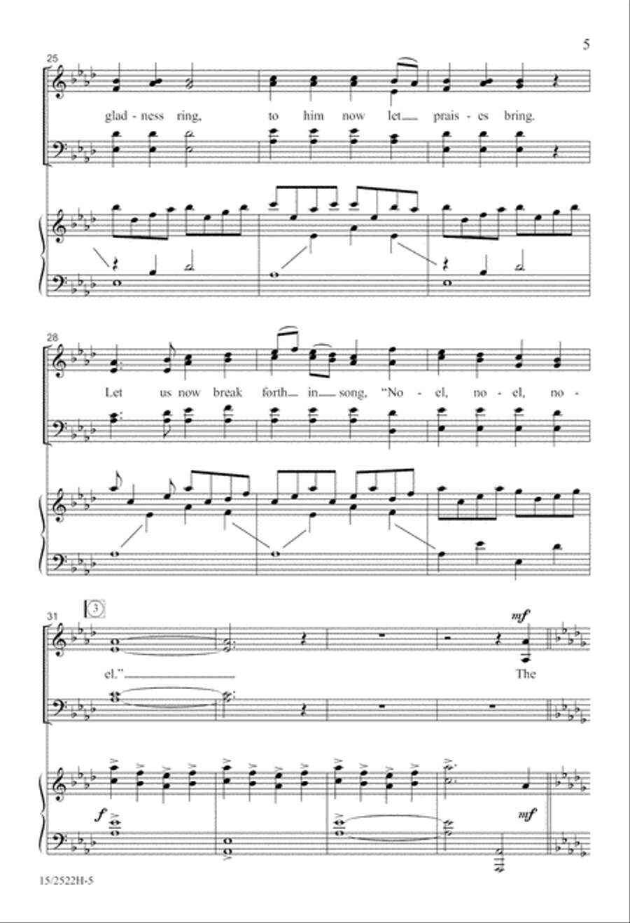 Let Carols Ring Let Carols Ring 4-Part scores gallery preview page 6