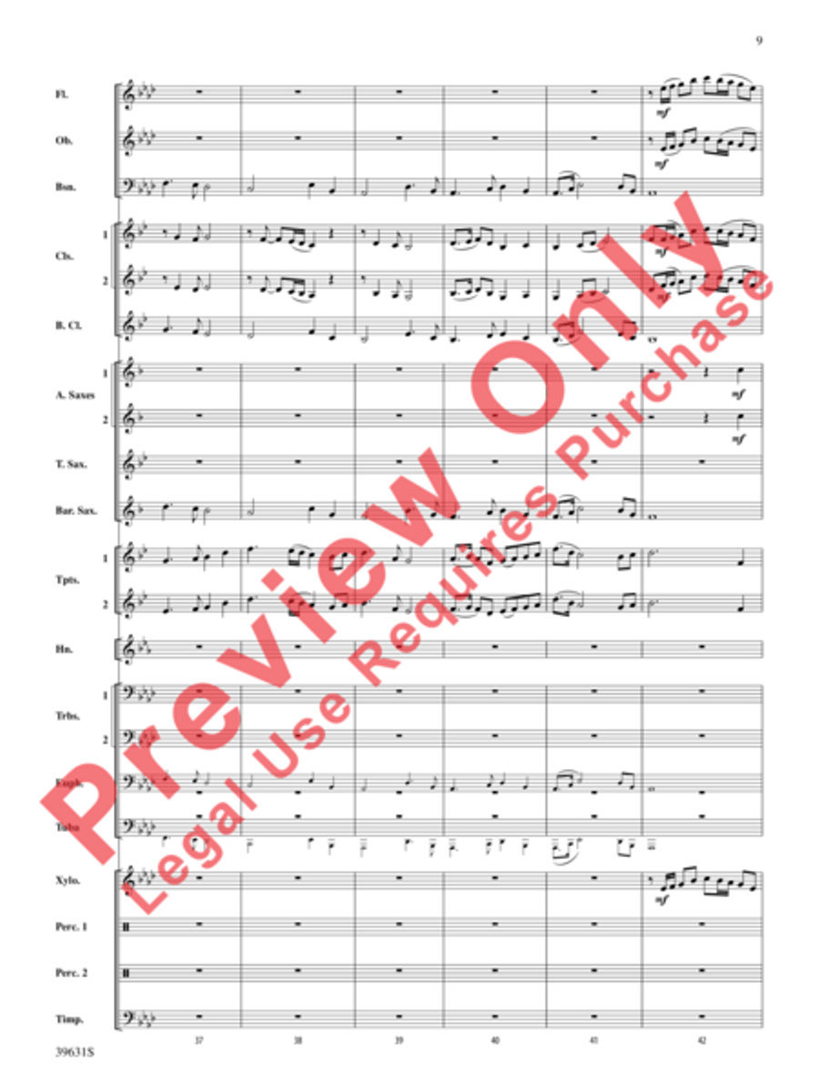 Jubilee Celebration Jubilee Celebration Concert Band scores gallery preview page 10