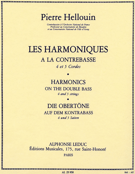 Les Harmoniques A La Contrebasse (double Bass Solo)