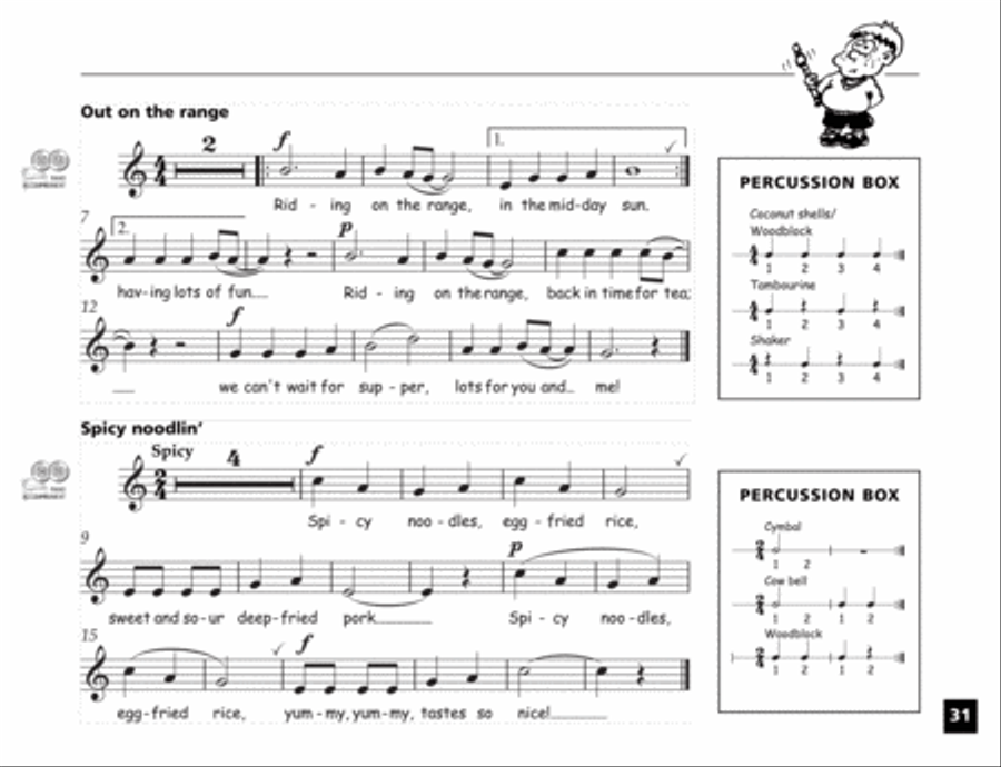 RecorderWorldA Student's Book, Book 1 Recorder scores gallery preview page 4
