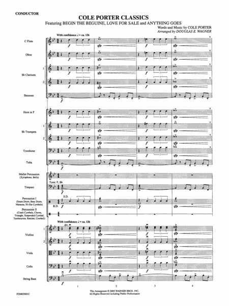 Cole Porter Classics: Score