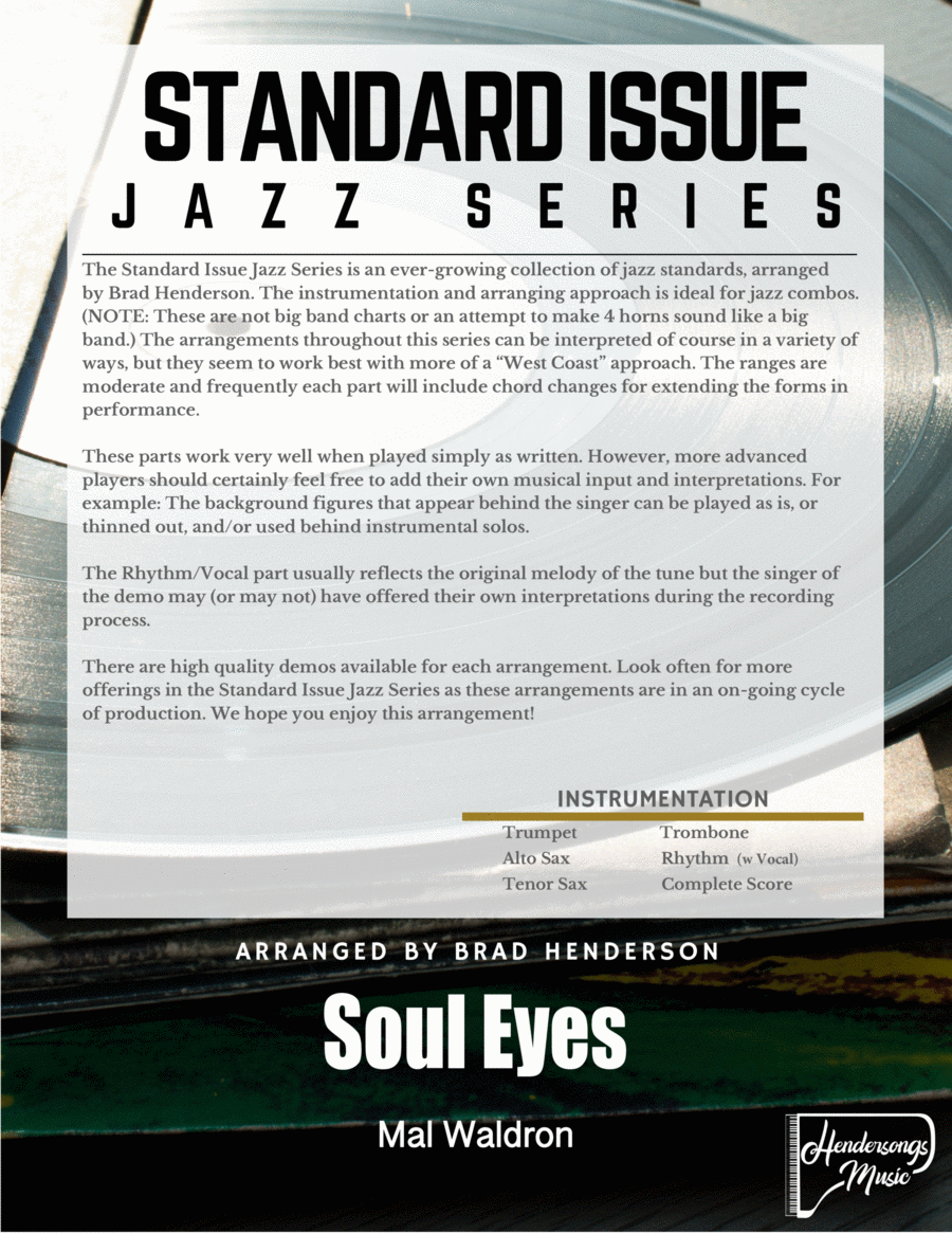 Soul Eyes Jazz Ensemble scores gallery preview page 1