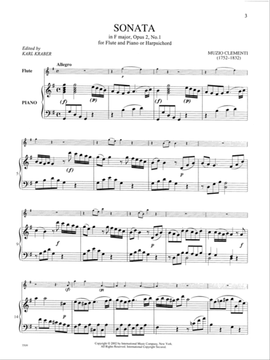 Two Sonatas Two Sonatas Flute Solo scores gallery preview page 2