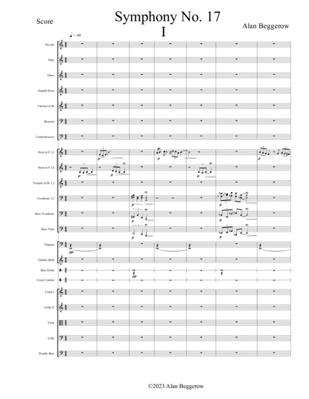 Symphony No. 17 (score only) - Score Only