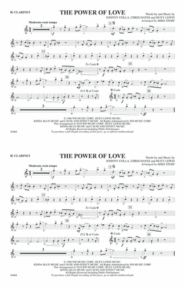 Book cover for The Power of Love: 1st B-flat Clarinet