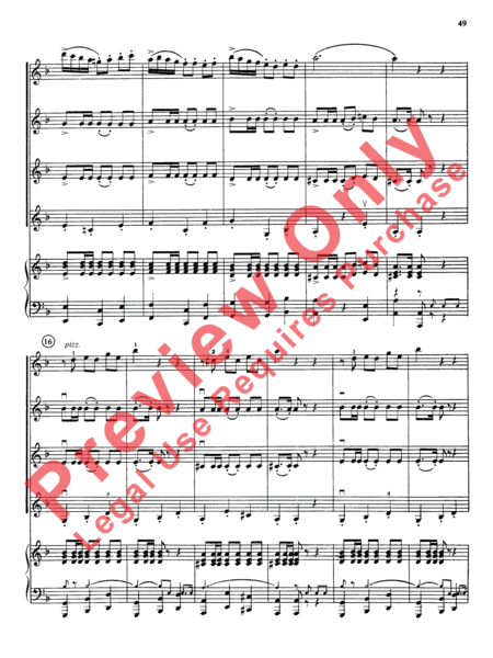 Highland/Etling Violin Quartet Series: Book 5