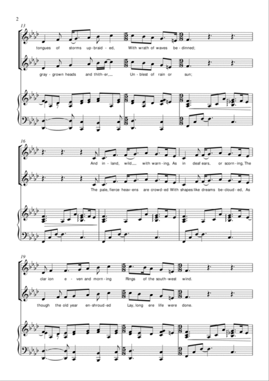 Autumn in Cornwall Autumn in Cornwall High Voice scores gallery preview page 2