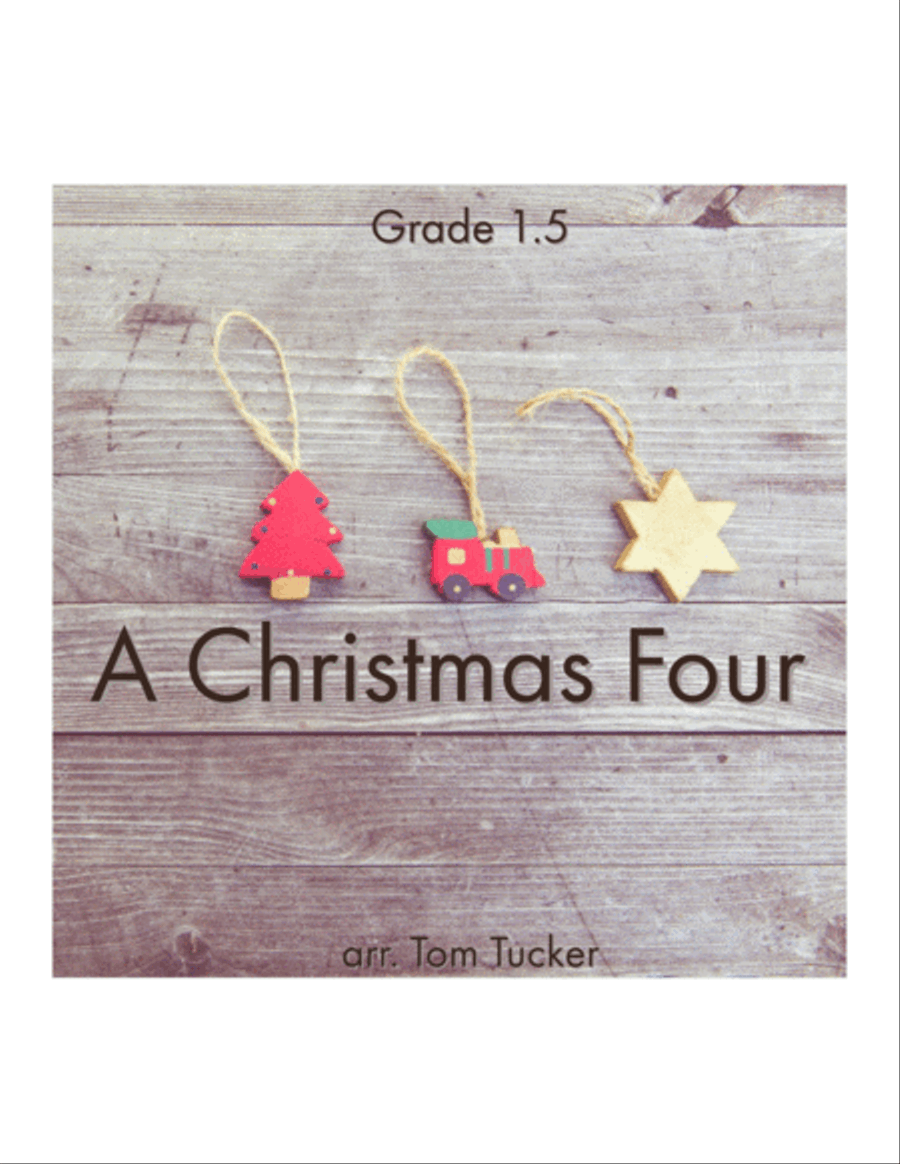 A Christmas Four Concert Band scores gallery preview page 1