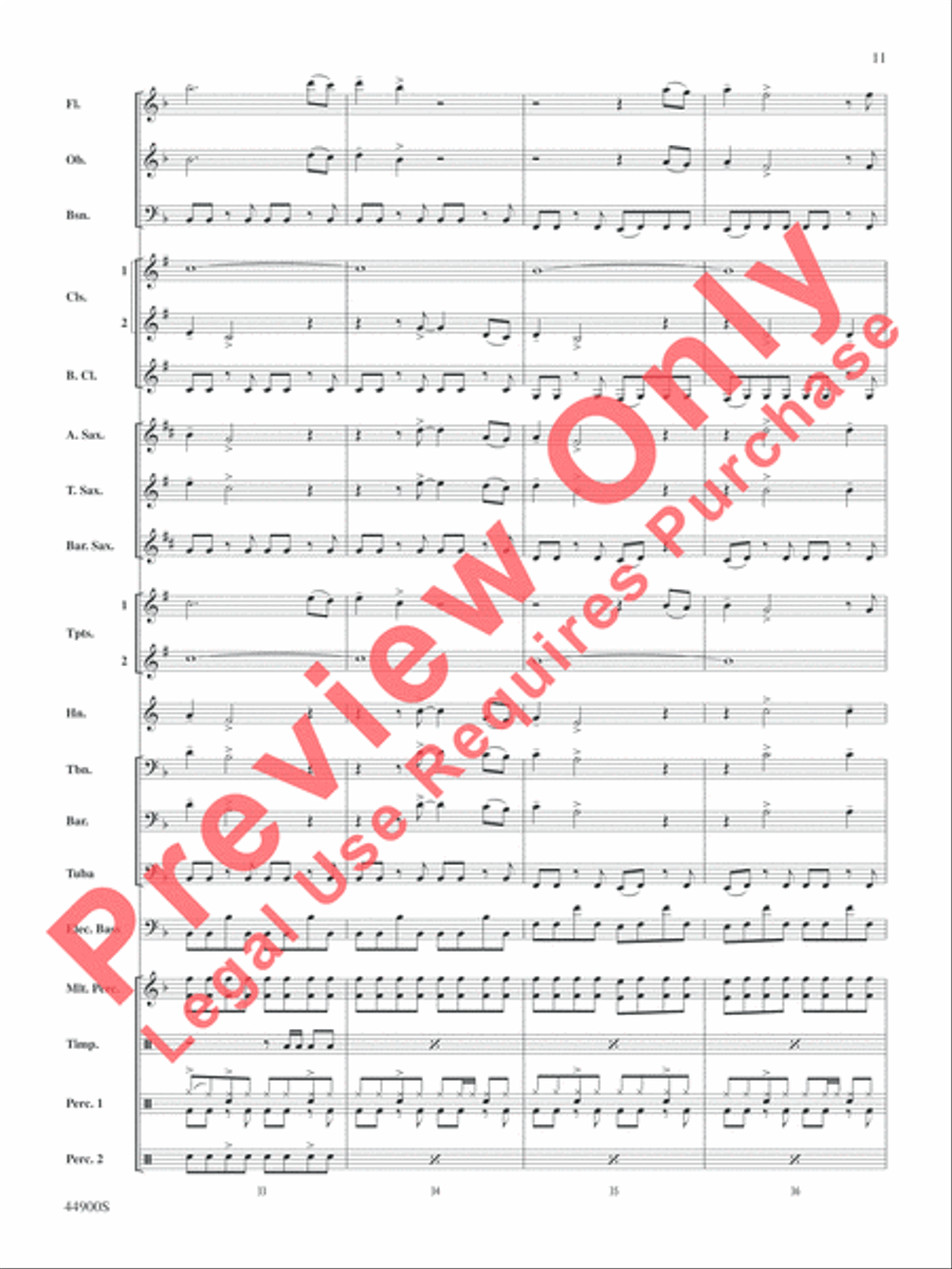She's Kinda Hot Concert Band scores gallery preview page 12