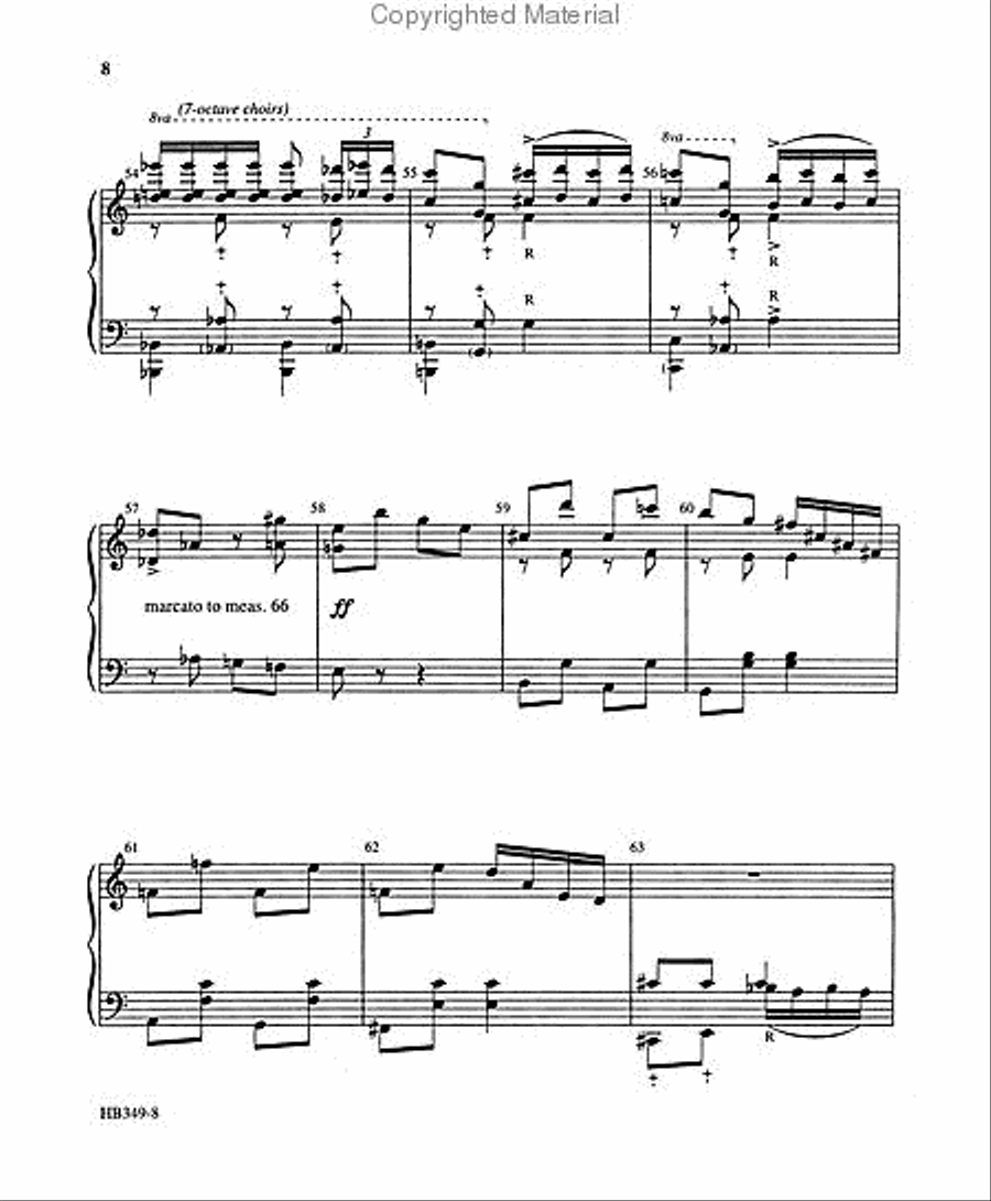 Polka from the Golden Age Ballet Handbell Choir scores gallery preview page 3
